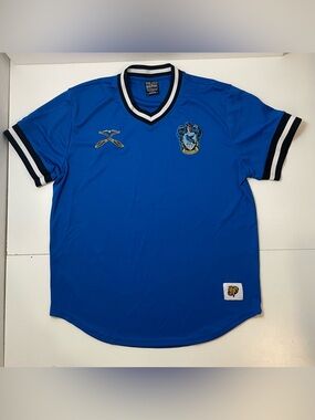 Harry Potter Men's XL Blue Ravenclaw HP Quidditch Jersey Shirt Box Lunch